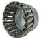 Weiler 2-3/4" Single Row Knot  Cup Brush.020" Stainless , 3/8"-24 UNF Nut 13256 - alternate 2